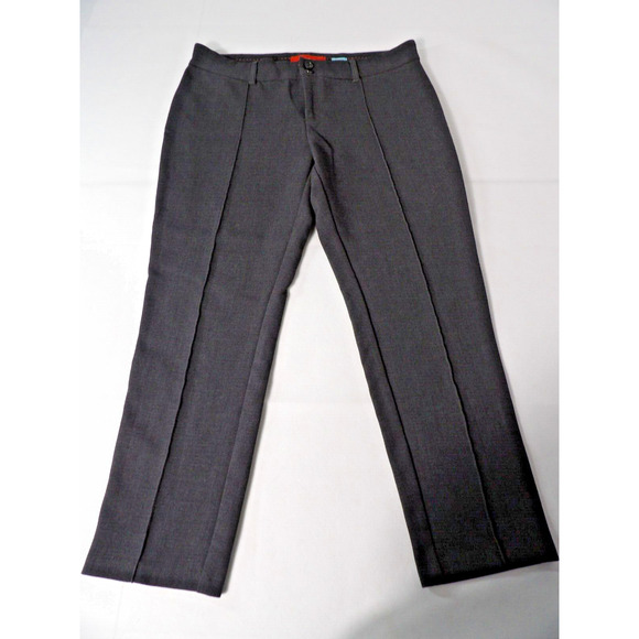 Cartonnier Anthropologie Charlie Ankle Pants Sz 14 Charcoal Gray Career Office - Picture 1 of 13